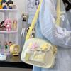 Sweet and cute girl messenger bag lazy wind shoulder bag high value mobile phone bag travel travel satchel