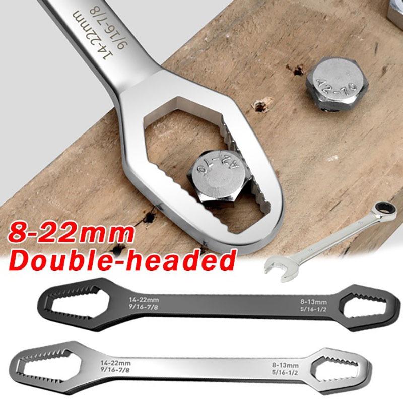 8-22mm Universal Torx Wrench Self-tightening Adjustable Glasses Wrench Board Double-head Torx Spanner Hand Tools for Factory