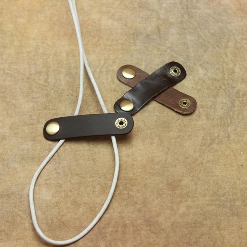 10 Stück Weiches Leder Schalhalter Clip Sichere Knopfdesigns für Kleidung Schal Dekoration