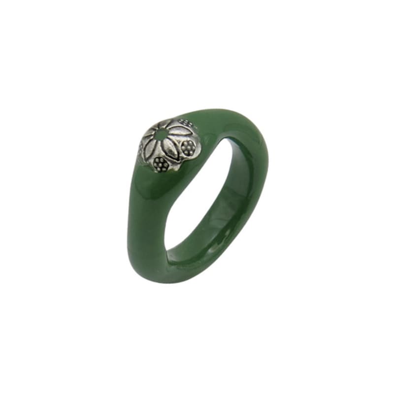 Nff Petal Enigma Ring-khaki