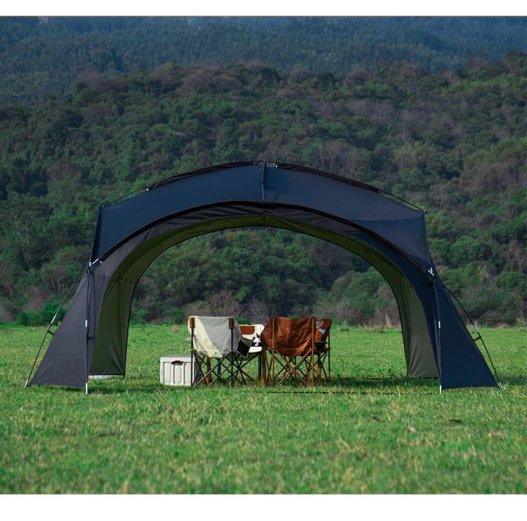 Dome Canopy Tent: Multi-Person Sunshade, Weather Protection, Portable for Outdoor Camping.