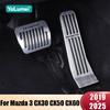 For Mazda 3 BP CX-30 CX-50 CX-60 MX30 2019 2020 2021 2022 2023 2024 2025 Car Foot Rest Pedal Accelerator Brake Pedals Cover