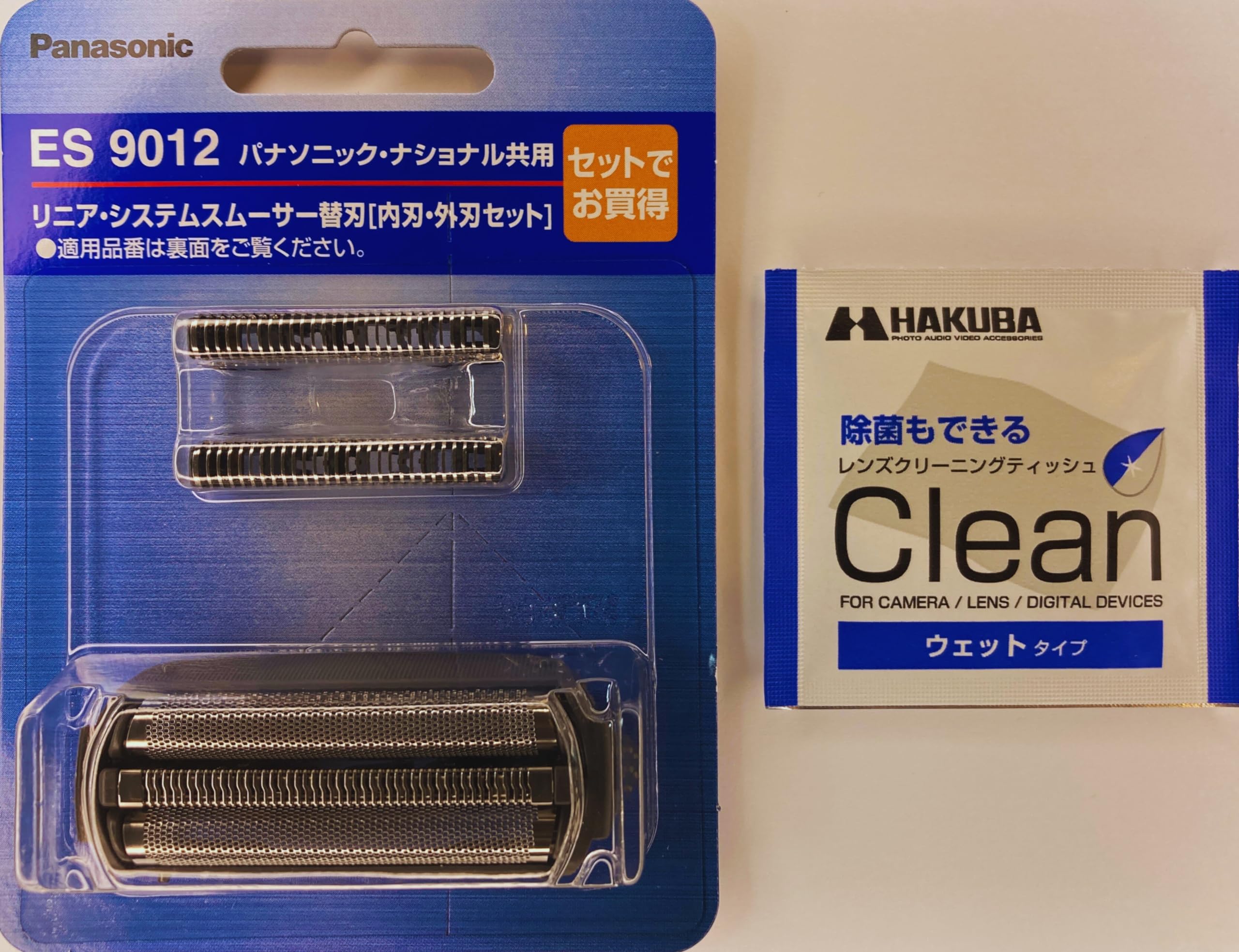 

ES 9012 Spare blades blade with cleaning tissue for cleaning the shaver (inner blade/outer set) чёрный
