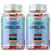 Antarktische Krillöl-Kapseln, reich an Omega-3, DHA, EPA, hohe Reinheit 1000 mg, Phospholipiden und Astaxanthin, für die Gelenkgesundheit, für Erwachsene geeignet.