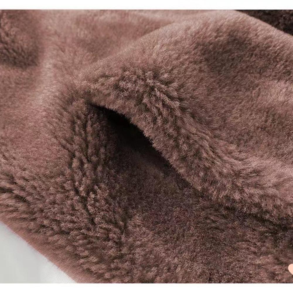 Double Sided Velvet Warm High Neck Hoodie for Autumn and Winter, Women's Cardigan with Zipper and Plush Top