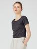 YJACK W_Scoop Neck Slim Fit Short Sleeve T-Shirt (155Gsm) Ljt1885