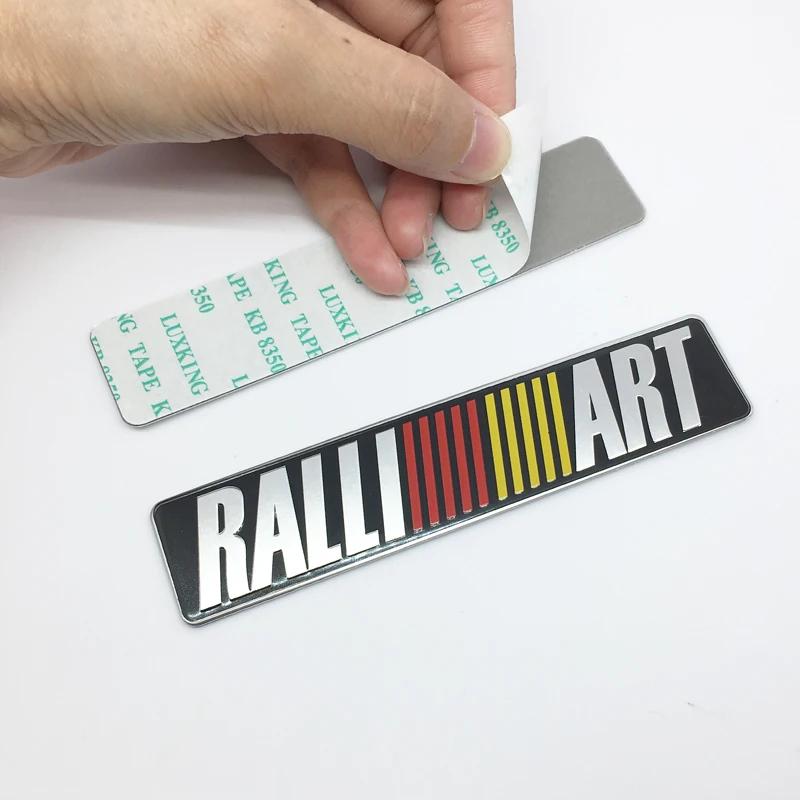 3D hliníkové samolepky písmena RALLIART logo odznak na auto nálepky příslušenství pro ancer asx outlander pajero galant Mitsubishi