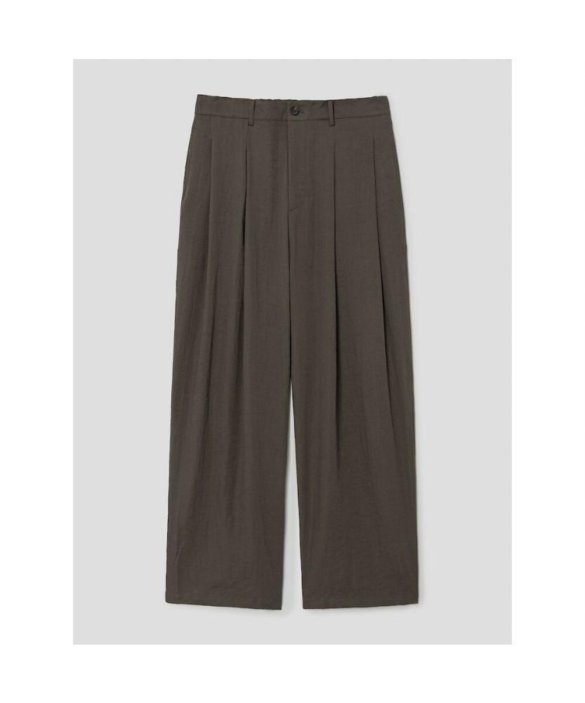 8SECONDS Lightweight Pintuck Banding Slacks Brown