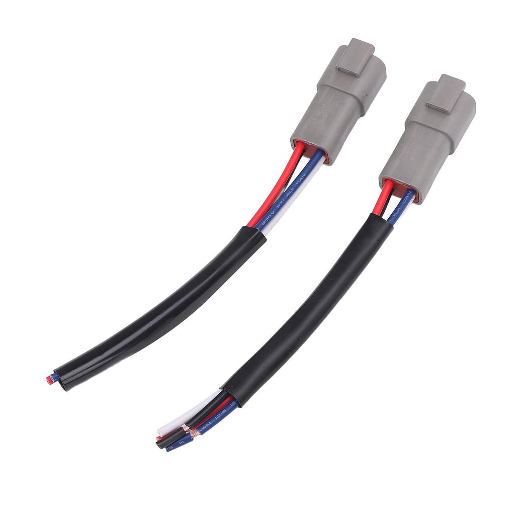 Pair of DT 4 Pin Connector Waterproofing DT Automotive Electrical Connector Wiring Harness for Cars Trucks Boats LED
