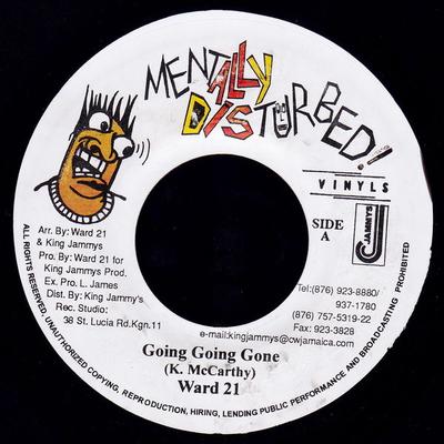 7inch Record WARD 21 - Going Going Gone NONE Mentally Distur 2002 Jamaica Reggae, Ska & Dub Used