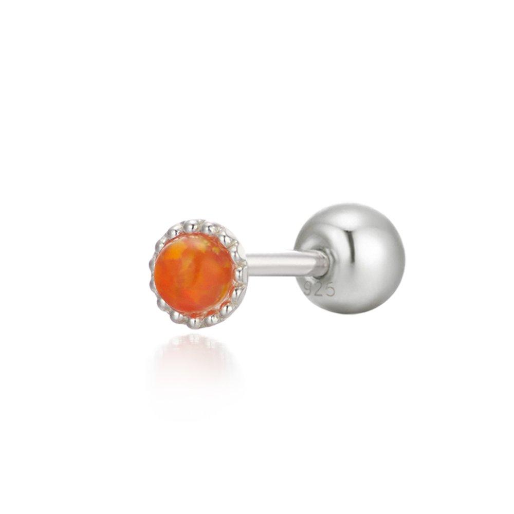 925 Silver Del Luna Opal Piercing W