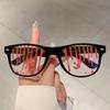 Oversize Square Chic Gifts Glasses Halloween Cosplay Novelty Props Eyewear Funny Design Festival Party Decor Eyeglasses