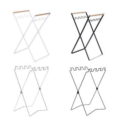 Multipurpose Outdoor Trash Bag Holder with Ergonomic Designs Garbage Bag Folding Bracket for Comfortable Carrying