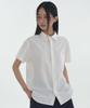 Clove [24Ss Clove] Seersucker Turn-Up Shirt (White)