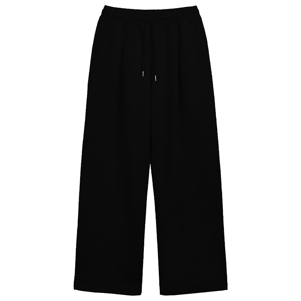 ULIFEZIP One-Pleat Women'S Wide Sweatpants 2 Colors [Ulzt_2001]