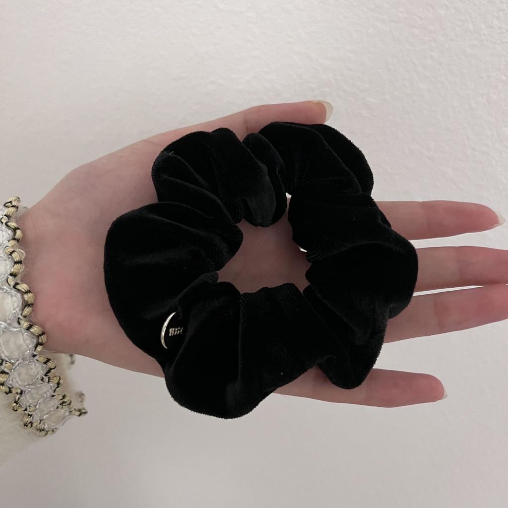 Scrunchies for Hair Black Velvet Red Hairties Girls For Daliy Ponyhair Hairstyle Hair Accessories Headwear Women Gifts