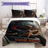 Custom Name Warhammer 4K Pattern Bedding Uilt Set Uilt Cover Pillowcase Home Decoration Birthday Gift (1*duvet Cover+2*pillowcase Without Core)