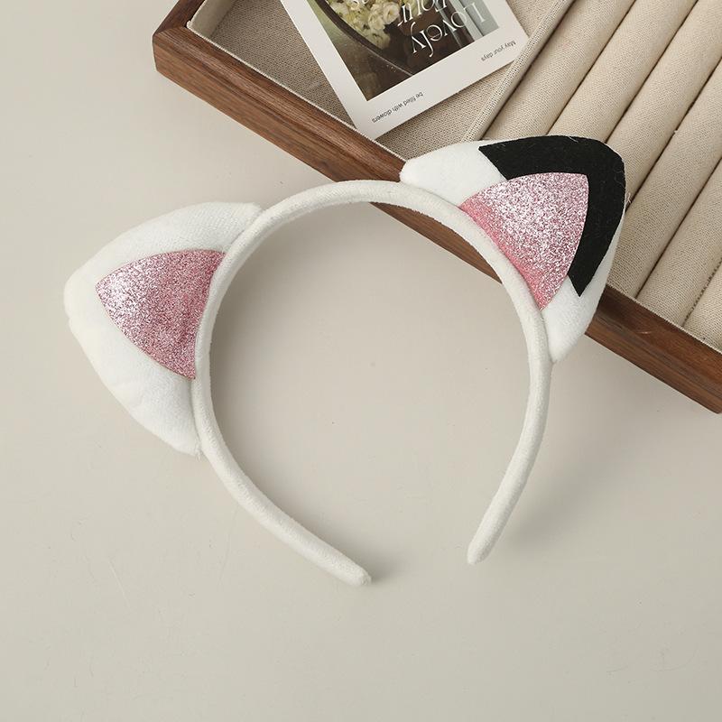 

Повязка на голову Gabby Dollhouse для девочек, повязки на голову для вечеринки по случаю дня рождения с милыми ушками, мультяшный косплей-головной убор, аксессуары для волос на Хэллоуин