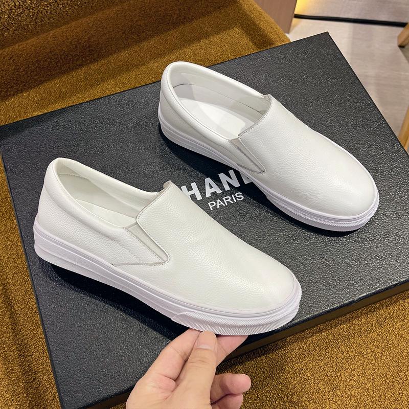 Dámské podzimní mokasíny z hovězí kůže s měkkou podrážkou - Lehké, prodyšné, ležérní, boty odolné proti opotřebení