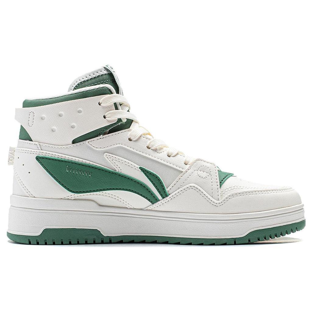 Li Ning Mountain Origin 2.0 Textile, Synthetic Leather Slip Resistant Abrasion Resistant High top Skateboard Shoes AGCT346-3