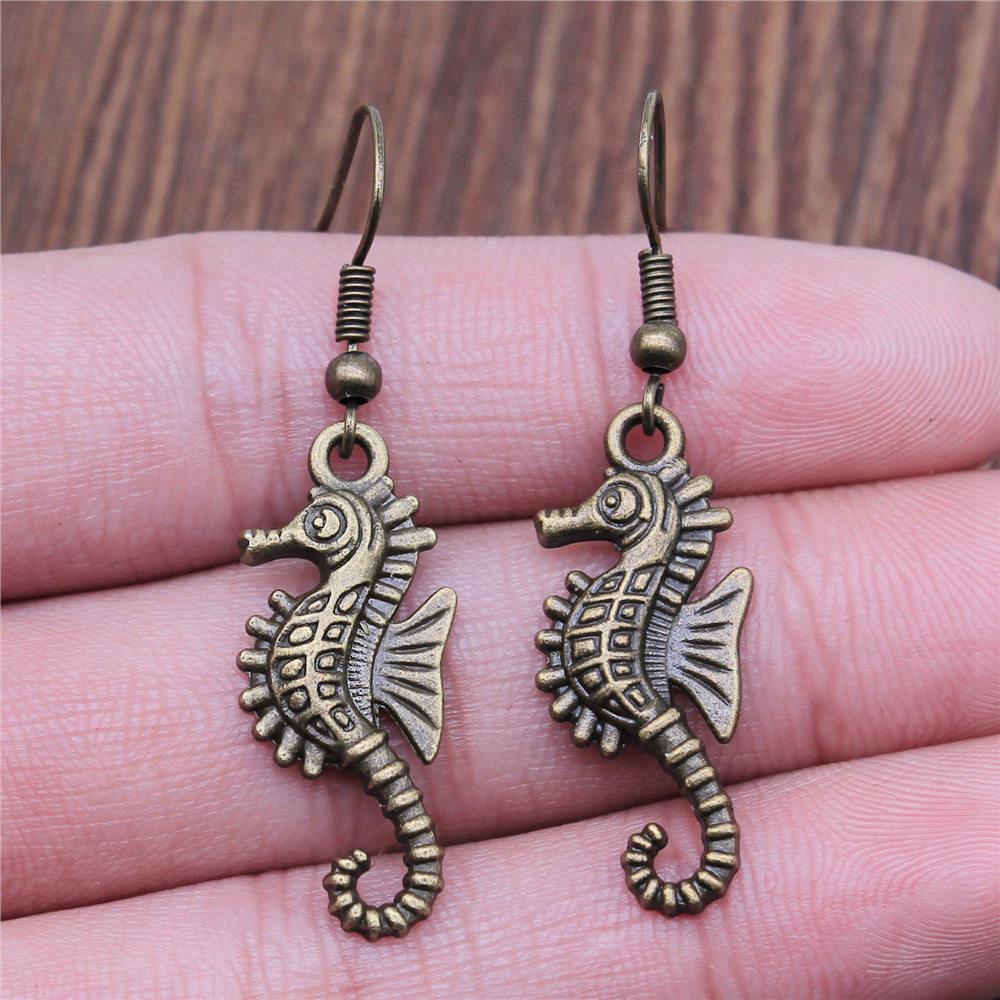 Bold Hot-Selling Marine Life Mermaid Drop Earrings Elegant Valentine's Gift for Formal Occasions