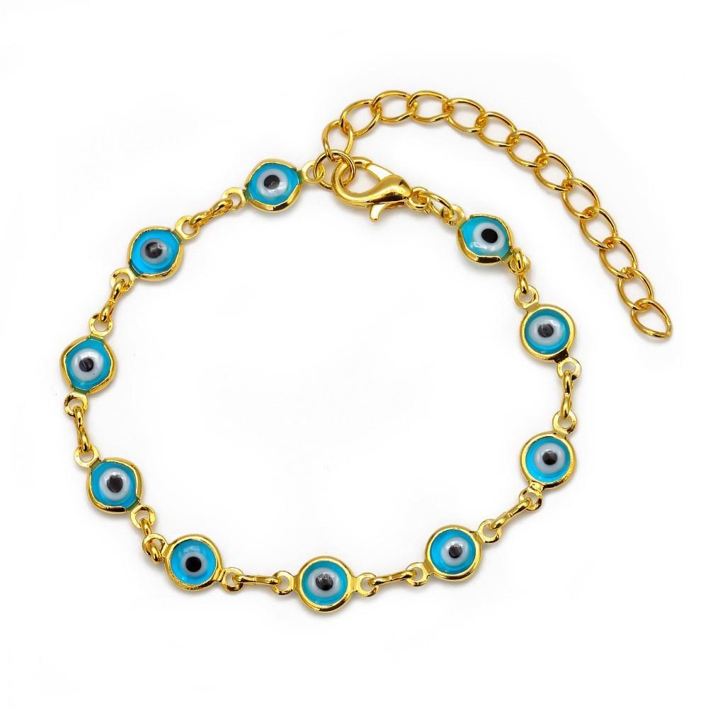 Evil Eye Fashion Bracelet - Trendy European/American Street Style Bangle