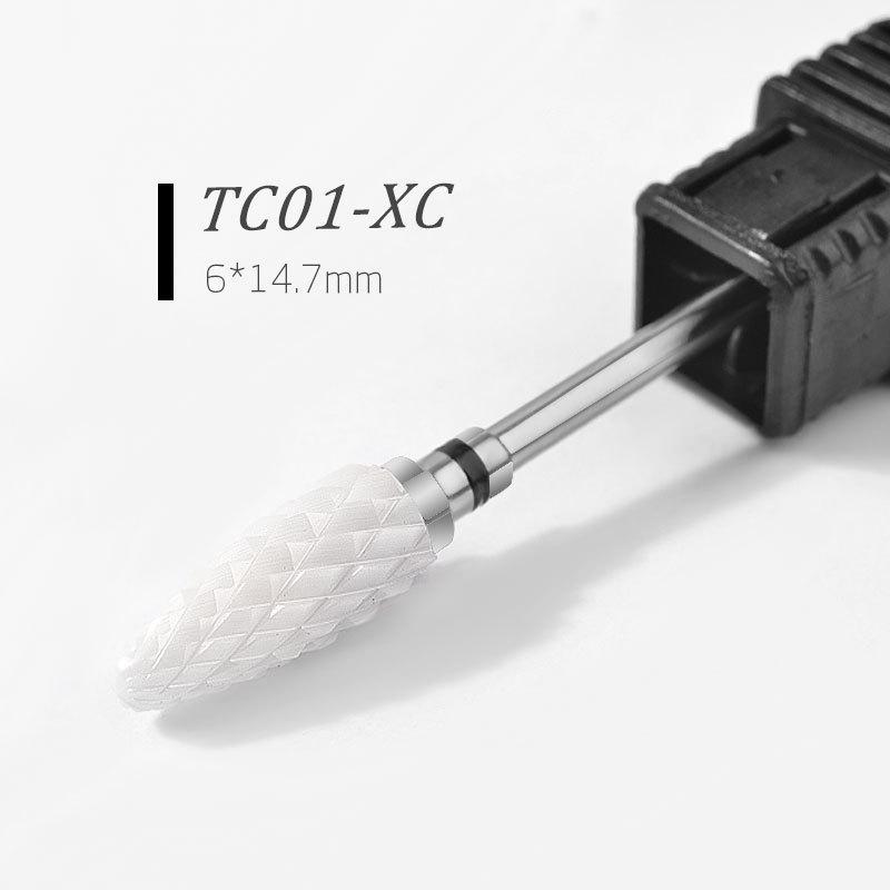 Ceramic Carbide Nail Drill Bits Milling Cutter For Manicure Set Mill Brush Manicure Machine Accessories for Removing Gel Varnish