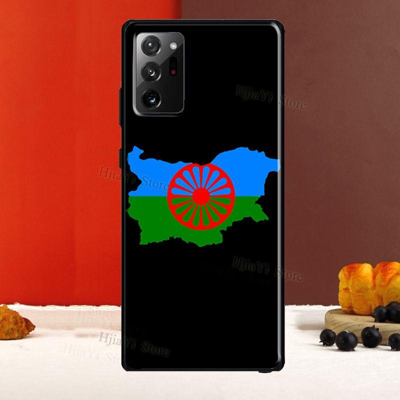 Pouzdro s motivem cikánské romské vlajky pro Samsung Galaxy S20 FE S22 S21 Ultra Note 20 Note 10 S8 S9 S10 Plus