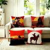 The Hot Game Red Dead Pillow Case Square DoubleSided Sofa Cushion Cover Bedroom Bedside Pillow
