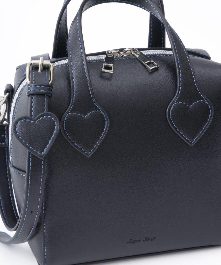 Heart Stitch Shoulder Lightweight Bag, 2-Way,