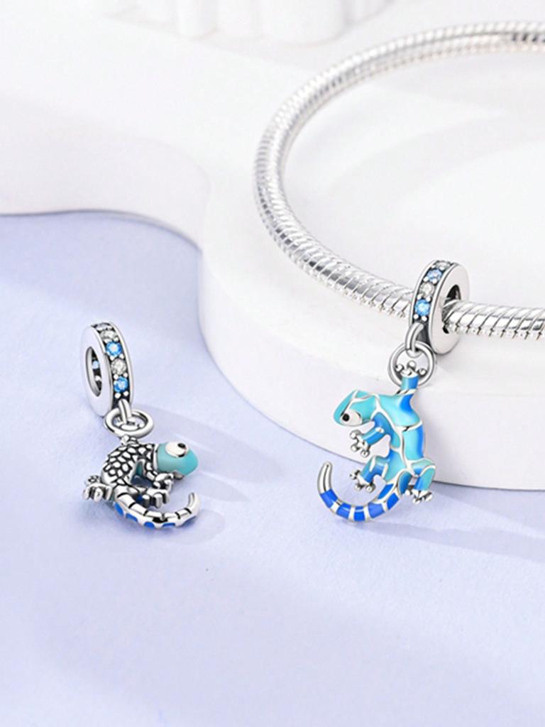 Charms Plata Cute Animal Cow Unicorn Beads Charm Copper Plated Fit Charms Original Bracelet For Jewelry Making Diy Charm