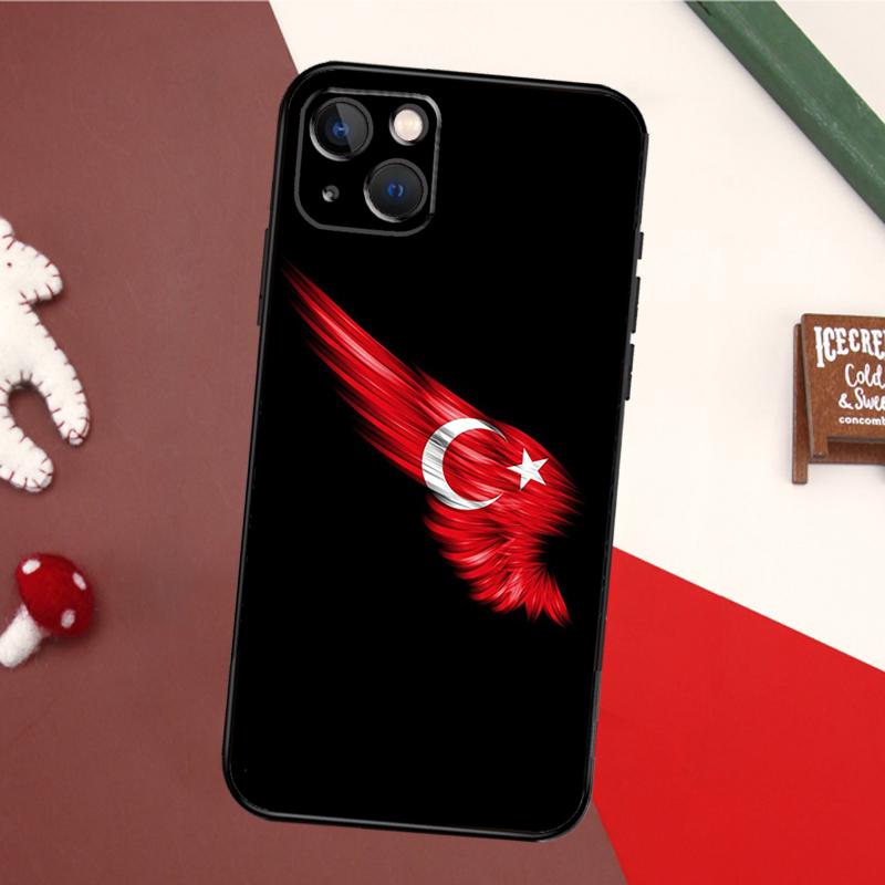 Turkey Turkish Flag Case For iPhone 14 Pro Max 16 15 11 12 13 17 Pro Max mini 15 16 Plus 16e 17 Air Back Cover