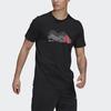 adidas x Disney M Dsny Ftbl T Funny Printing Sports Round Neck Short Sleeve Black Men's GL3204