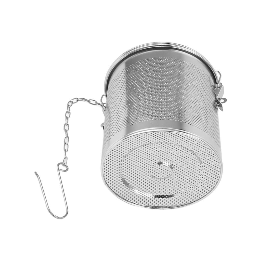 Stainless Steel Seasoning Strainer Microporous Filtration Thickened Spice Infuser Basket for Home Kitchen