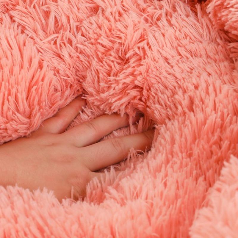 Cat Bed Winter Warm Plush Dog Bed Round Cat Nest Dog Mat Deep Sleep Bed for Cozy Pet Comfort