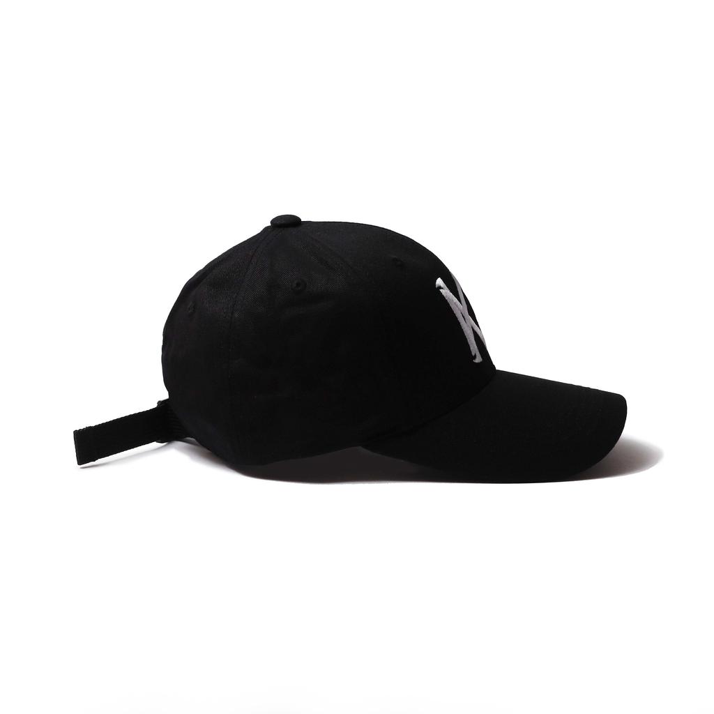 SUIBOM Signature Big Logo Embroidered Ball Cap Black