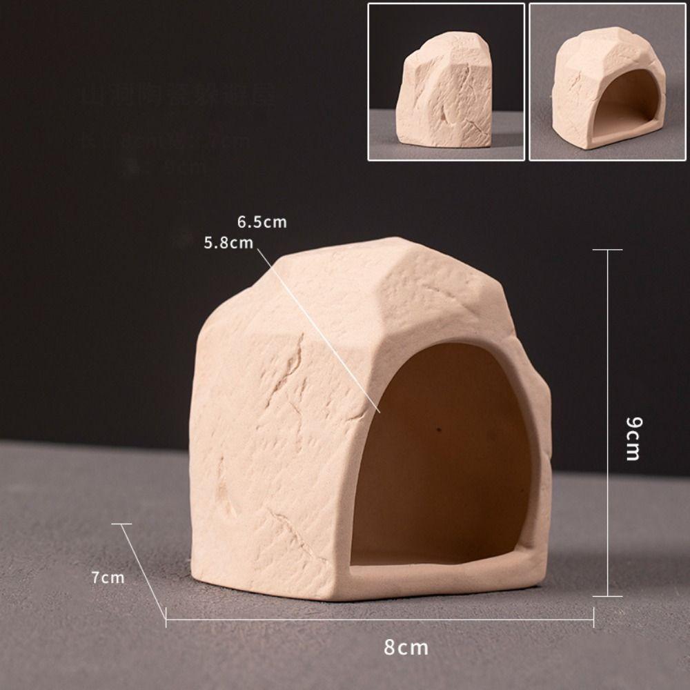 Ceramic Aquarium Shrimp Hideaway Multi-style Decorative Fish Hiding Shelter Creativity Multifunctional