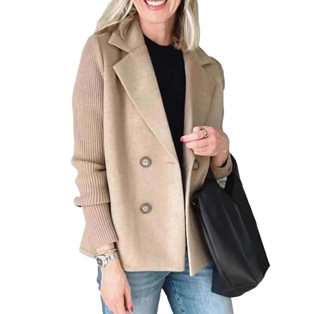 Spring and Autumn Women's Fashion Elegant Jackets Solid Color Casual Loose Jackets Winter Retro Jackets Autumn Tops