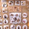 Mu Ran 50 Sheets Bread Cartoon Stickers: Decorative DIY Journal Pack with High-End Feel