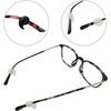 12 Paar Brillenhalter Silikon Brillenbügelhalter Anti-Rutsch Brillen Spectacle Stay Put Brillenstopper