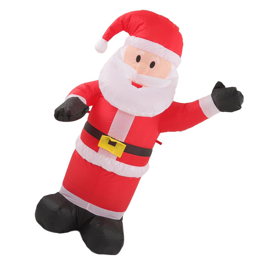 Christmas Inflatable Santa Waterproof Tear Resistance Inflatable Santa Decoration with LED Lights