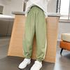 Children's Summer Solid Color Basic Sports Pants Boys Casual Joker Elastic Waist Girl Sweet and Lovely Mosquito Pants