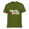Drum N Bass Tshirt Funny Birthday Gift For Unisex Male Short Sleeve Round Neck Cotton Streetwear Casual T Shirt Summer Tops Tee