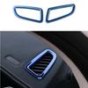 Dashboard Side Outlet Vent Cover Trim Blue Steel 2016- For Mercedes-Benz GLC