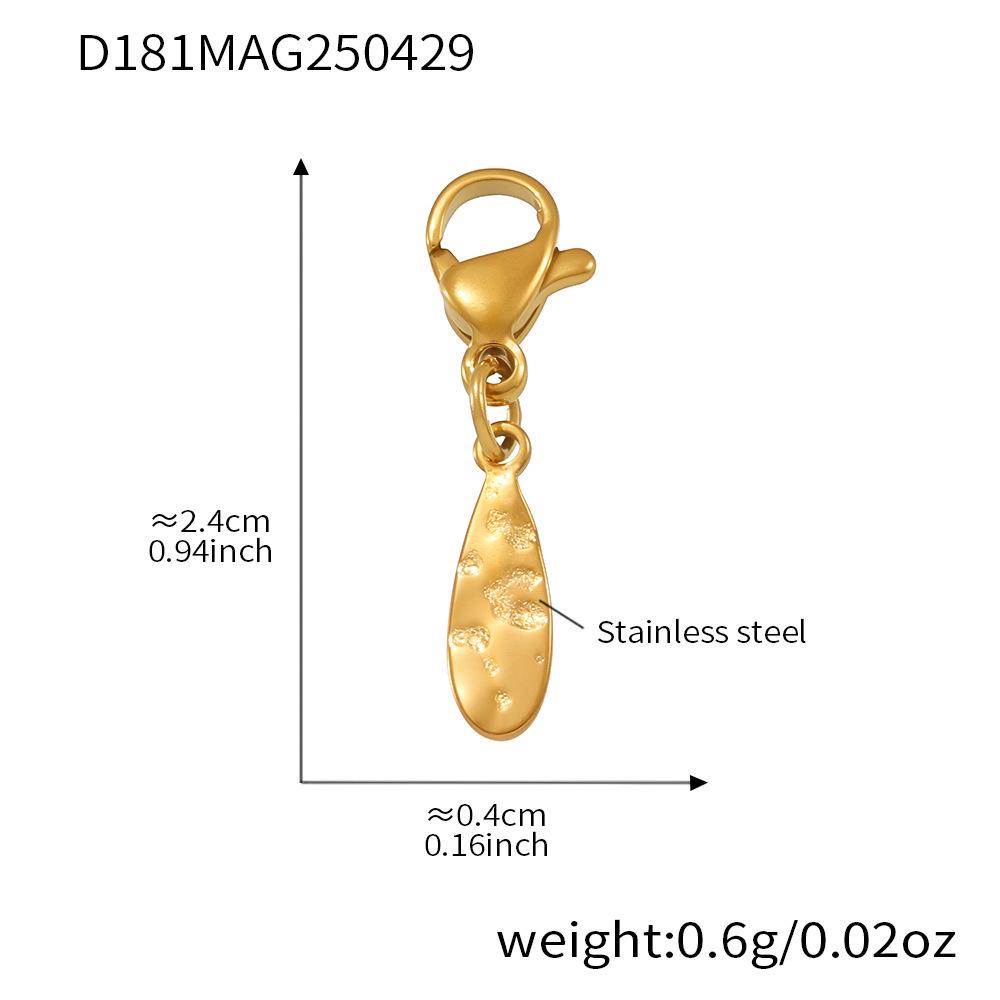 Qiong Yao Trendy Geometric Pendant Necklace  Bracelet Set - Cool Colorfast Enamel Hip Hop Jewelry
