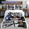 3pcs Duvet Cover Set (1*Duvet Cover + 2*Pillowcase, Without Core), Heated Rivalry Print Bedding Set, Bedroom Decor, All‑Season, Birthday Gift