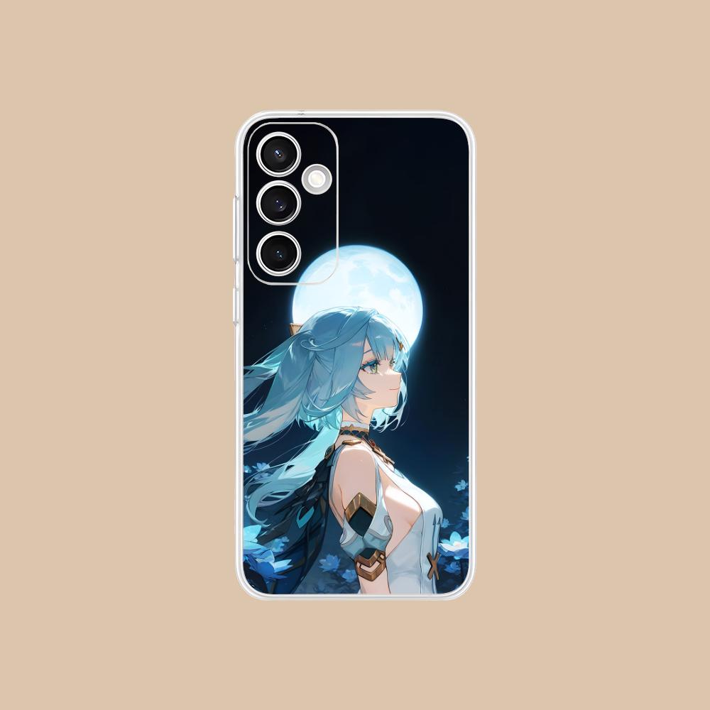Game GI Faruzan Clear Mobile Phone Case for Samsung Galaxy S25 S24 S23 S22 S21Plus FE Ultra Colorful Cover