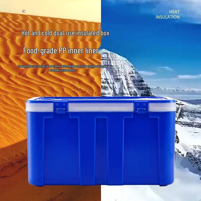 Car-Mounted Insulated Food Delivery Box for Steamed Buns - Outdoor Refrigerated Preservation for Street Vendors