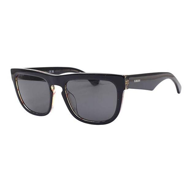 Burberry Icon Check Square Sunglasses Men sunglasses Black B4431-U-4121-87