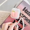 Stereo Pinch Peach Airpods 1/2 Generation Protective Case Cute Transparent Airpods Pro 3 Generation Bluetooth Headset